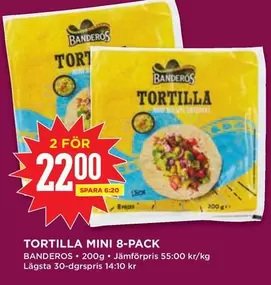 TORTILLA MINI 8-PACK