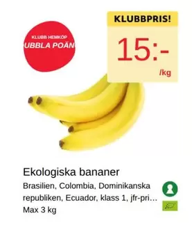 Ekologiska bananer