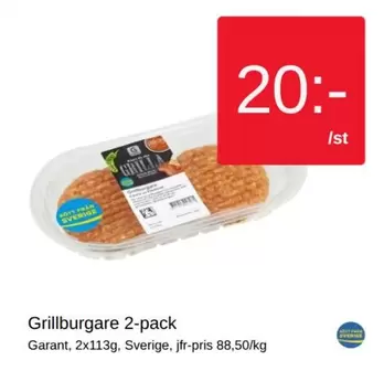 Garant - Grillburgare