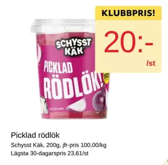Picklad röd lök
