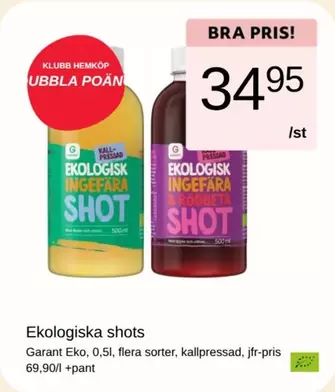 EKO - Ekologiska shots