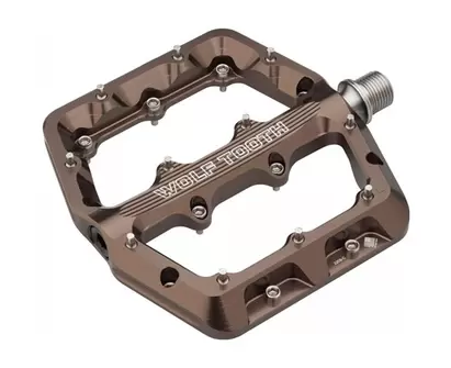 Cykelpedaler Wolf Tooth Waveform Pedal Large Espresso