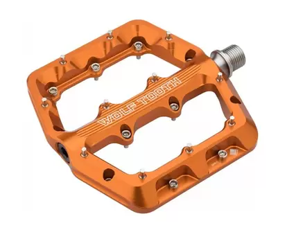 Cykelpedaler Wolf Tooth Waveform Pedal Large Orange