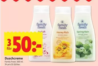 Family Fresh - Duschcreme