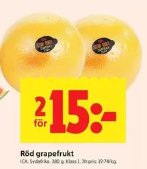 Röd grapefrukt