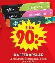 Zoegas - Kaffekapslar