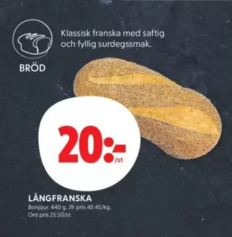 Bonjour - LÅNGFRANSKA