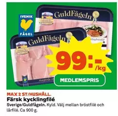 Guldfågeln - Färsk kycklingfilé