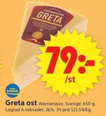 Wernerssons - Greta ost