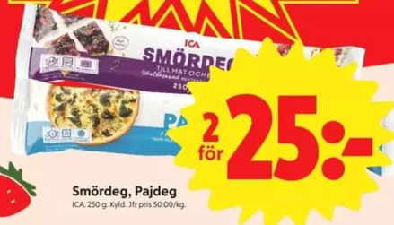 Smördeg, Pajdeg