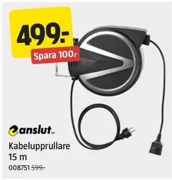 Kabelupprullare 15 m
