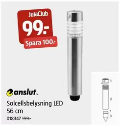 Solcellsbelysning LED 56 cm