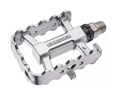 Cykelpedaler Exustar Flat PM90 Silver