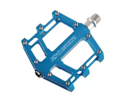 Cykelpedaler Exustar Flat E-PB525 Blue