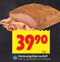 Brödernas - Västkustgrillad rostbiff