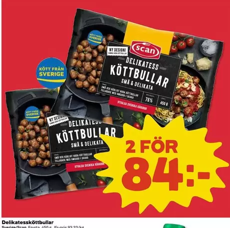 Scan - KÖTTBULLAR SMA & DELIKATA