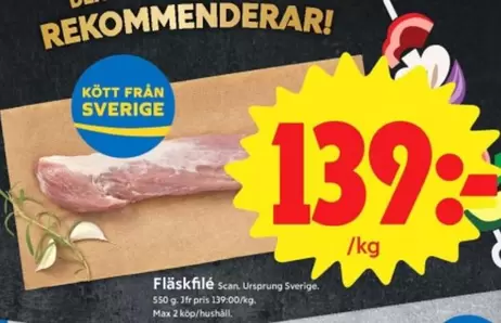 Scan - Fläskfilé