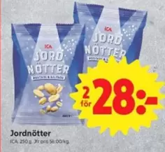 Jordnötter
