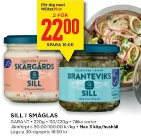 Garant - SILL I SMÅGLAS