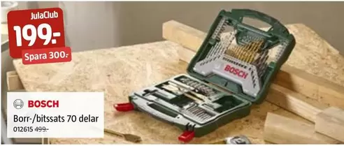 Bosch - Borr-/bitssats 70 delar
