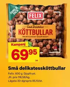 Felix - Små delikatessköttbullar