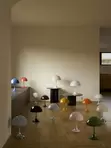 Panthella 250 Bordslampa Portabel, Opalvit