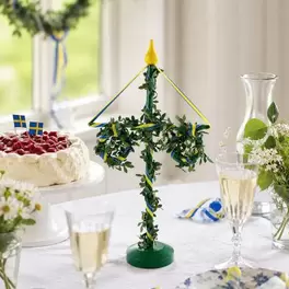 Midsommarstång - Trä - 38 cm