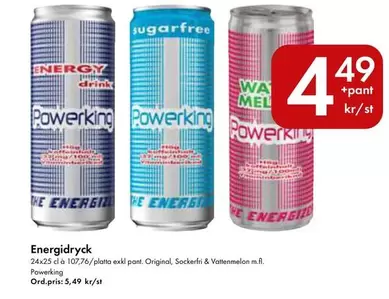 powerking - Powerking Energidryck