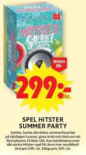 Mer - SPEL HITSTER SUMMER PARTY