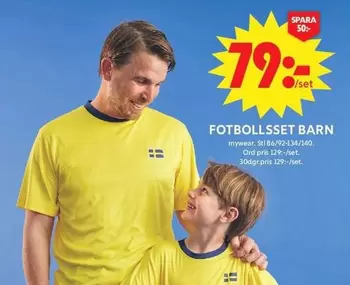 Mywear - FOTBOLLSSET BARN