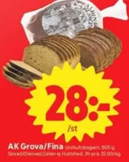 AK Grova/Fina Unshutsbagarn