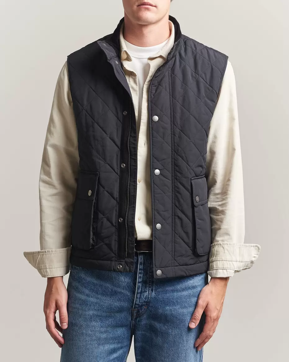 Classic Quilted Vest Black