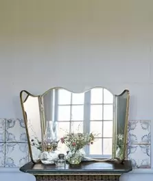 Spegel - Jonna - 3-delad - Antik Mässing - L90 x B50 cm