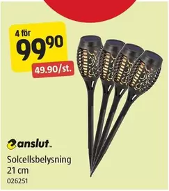 Solcellsbelysning 21 cm 026251