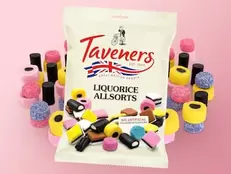Taveners Lakritskonfekt i Påse 900 gram