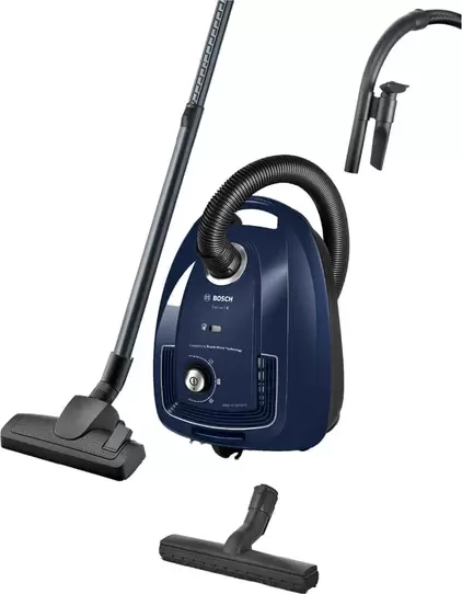 Bosch Series 4 Dammsugare med påse BGB38BU3H (blå)