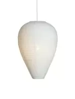 Taklampa - Verona - Vitt tyg - 35 cm