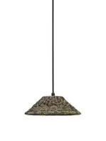 Taklampa - Lisen - Utomhus - Brun natur - 27 cm