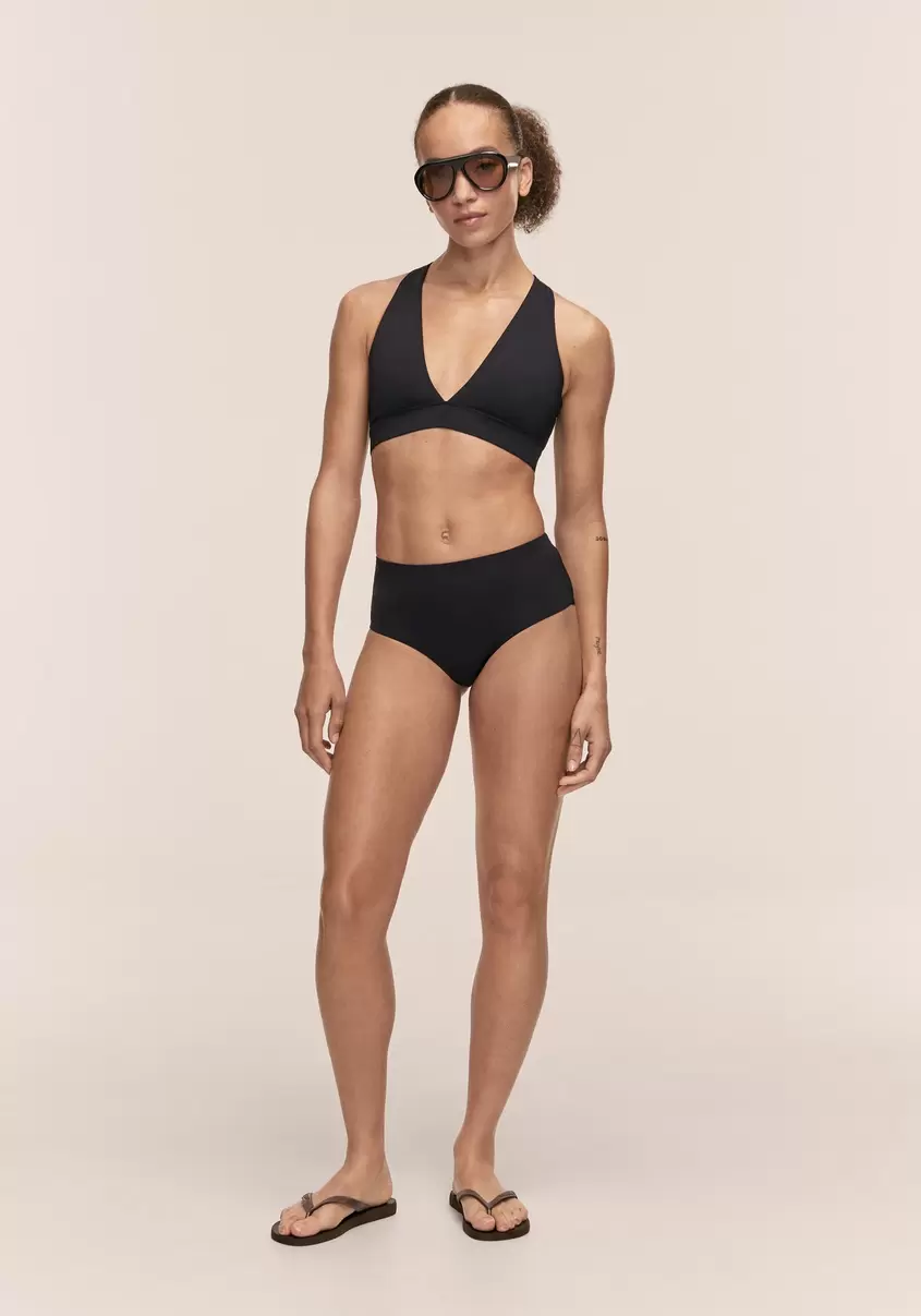 High Waist Bikini Hipster - Black