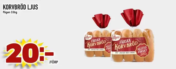 Pågen - KORVBRÖD LJUS