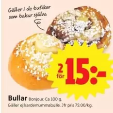 Bonjour - Bullar
