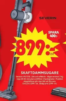 Severin - Skaftdammsugare