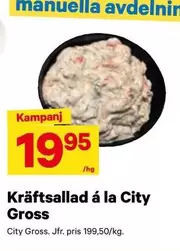 Kr	afsallad 	a la City Gross
