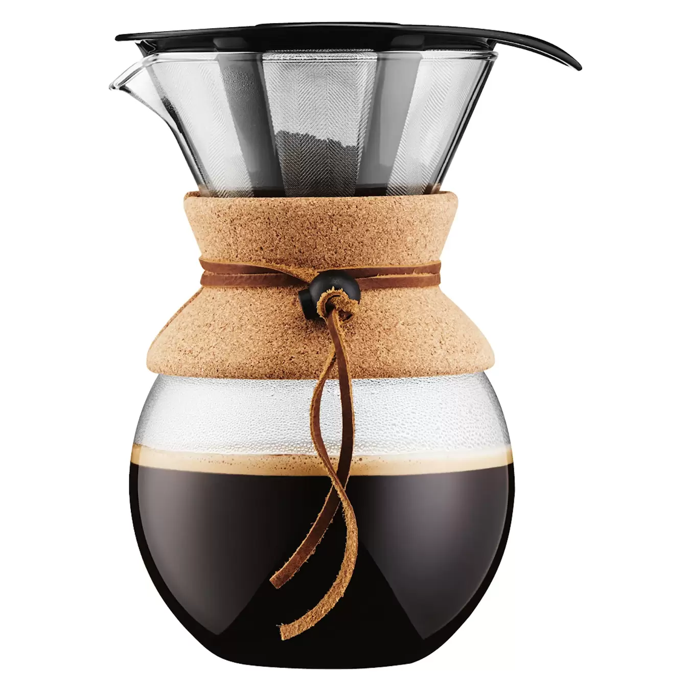 Pour Over Bryggare 1 L/8 koppar filter/kork