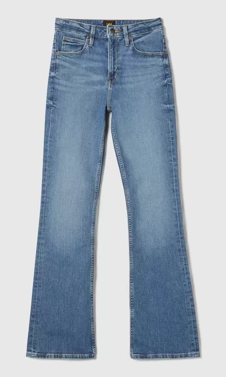 Breese Boot Medium Blå Jeans