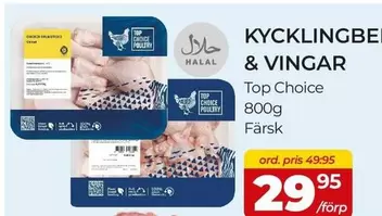 KYCKLINGBEN & VINGAR