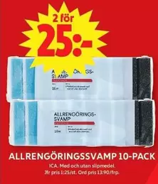 ALLRENGÖRINGS SVAMP 10-PACK