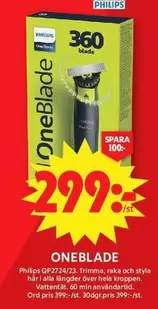 philips - OneBlade QP2724/23