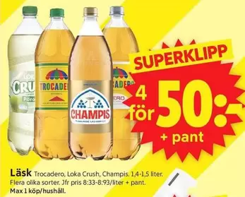 Loka - Trocadero, Crush, Champis