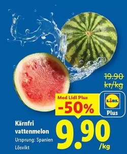 Kärnfri vattenmelon